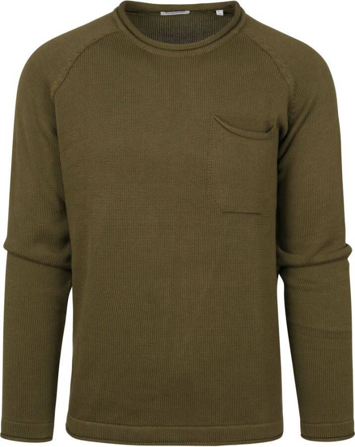 Knowledge Cotton Apparel KnowledgeCotton Apparel Sweater Groen Heren