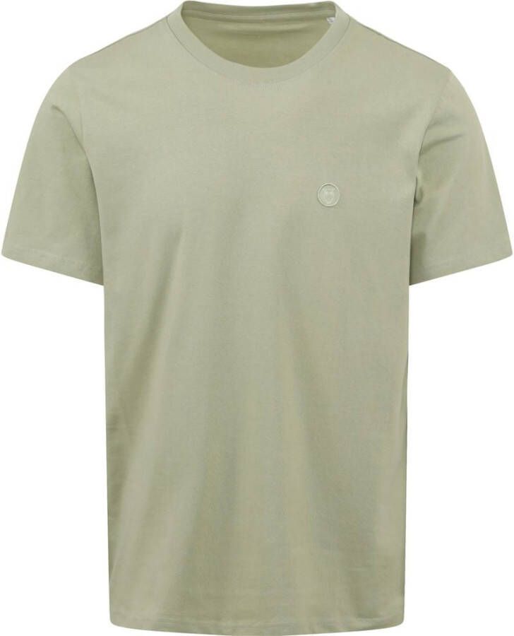Knowledge Cotton Apparel KnowledgeCotton Apparel T-shirt Groen Heren