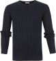 Knowledge Cotton Apparel Jersey Blauw Heren - Thumbnail 1