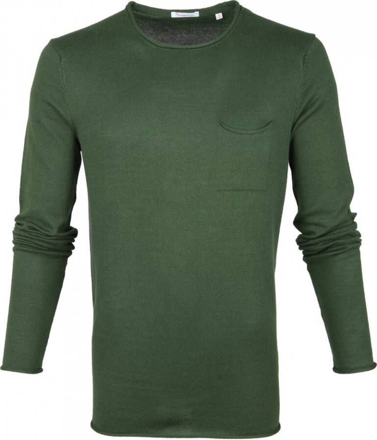 Knowledge Cotton Apparel Jersey Groen Heren