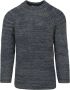 Knowledge Cotton Apparel KnowledgeCotton Apparel Trui Yarn Blauw Meerkleurig Heren - Thumbnail 1