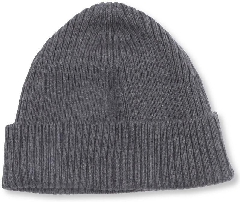Lacoste Muts Knitted Muts Wol Antraciet