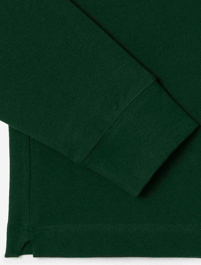 Lacoste Longsleeve Poloshirt Piqué Donkergroen - Foto 2