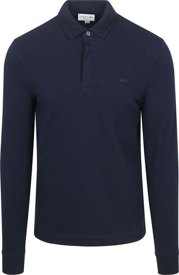Lacoste Regular fit poloshirt in design met lange mouwen - Foto 4