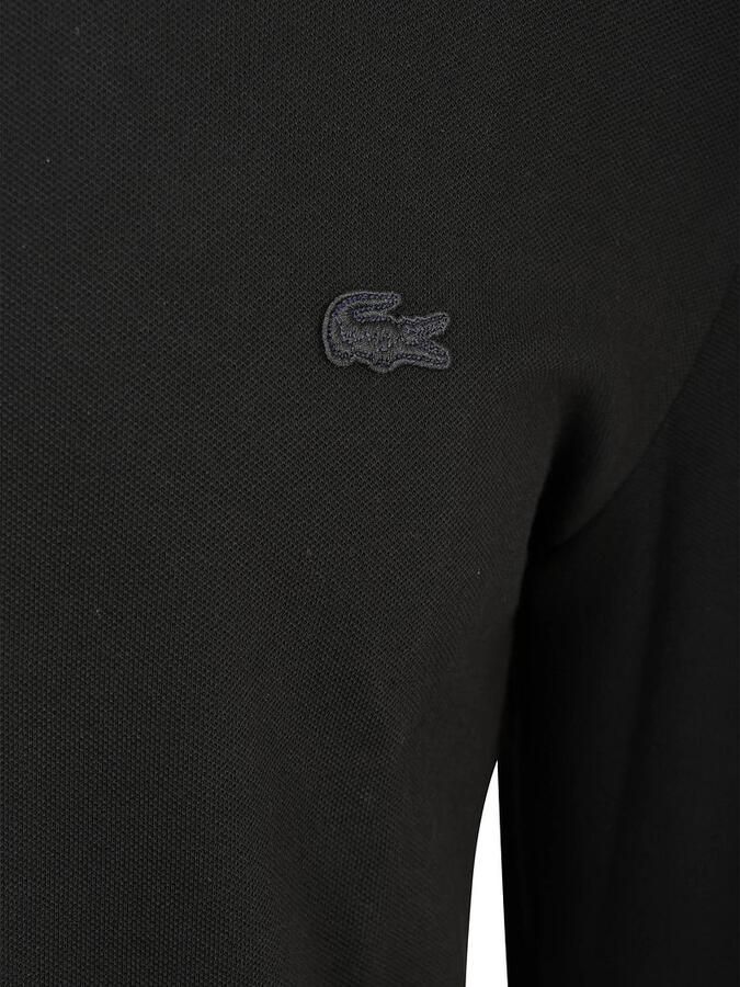 Lacoste Elegante Lange Mouw Polo Shirt Zwart Black Heren - Foto 4