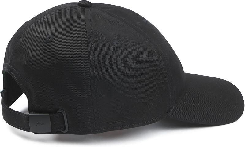 Lacoste Zwarte ongestructureerde pet met klein logo Black Heren - Foto 3