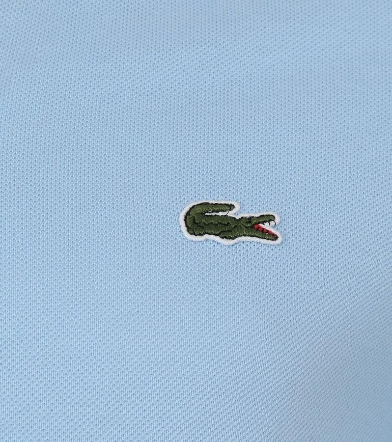 LACOSTE Heren Polo's & T-shirts Regular Fit Cotton Blend Polo Shirt Lichtblauw - Foto 14