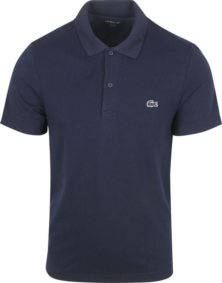 Lacoste Polo Shirt Korte Mouw Poloshirt van katoenmix met normale pasvorm