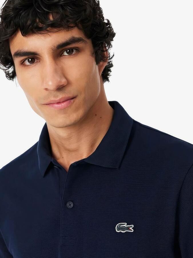 Lacoste Polo Shirt Korte Mouw Poloshirt van katoenmix met normale pasvorm - Foto 2