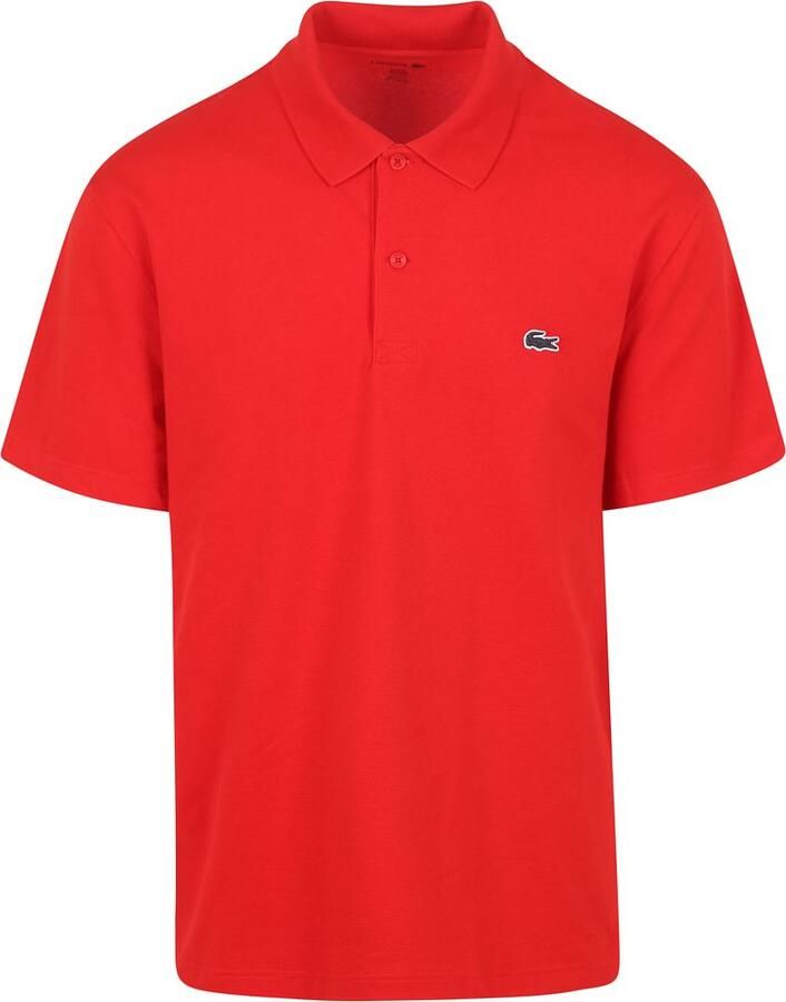 Lacoste Poloshirt Breathable Rood