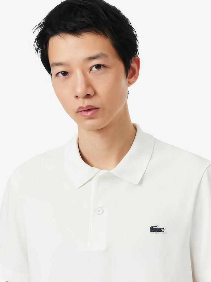 Lacoste Polo Shirt Korte Mouw Poloshirt van katoenmix met normale pasvorm - Foto 5