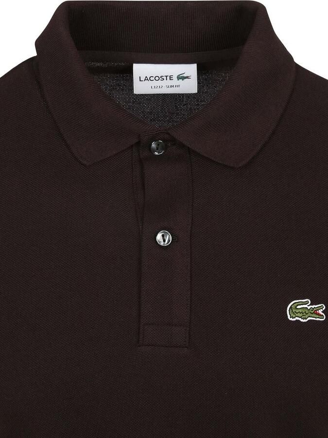Lacoste Polo Shirt Korte Mouw Poloshirt Buffalo Bruin - Foto 6