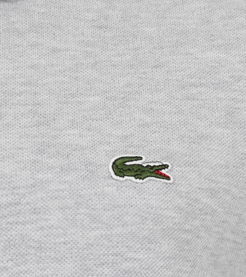 Lacoste Grijze poloshirt met korte mouwen Gray Heren
