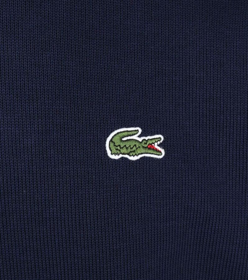 LACOSTE Heren Truien & Vesten Regular Fit High Neck Zipped Sweatshirt Donkerblauw - Foto 9