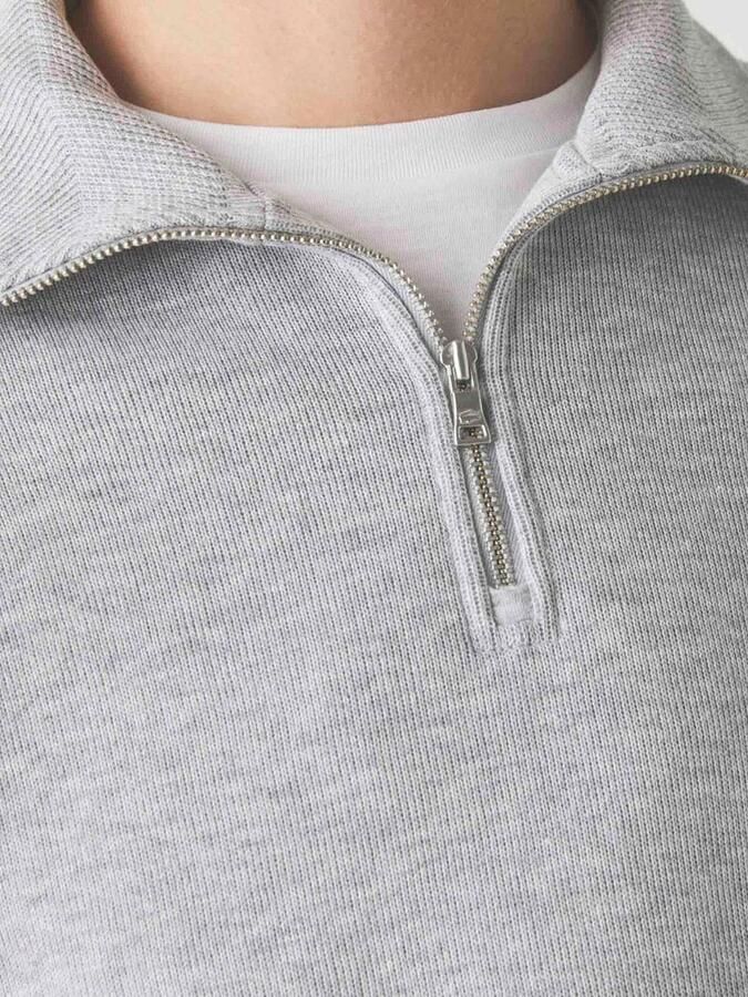 LACOSTE Heren Truien & Vesten Regular Fit High Neck Zipped Sweatshirt Grijs - Foto 10