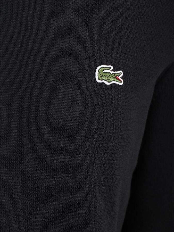 Lacoste regular fit gebreide trui zwart - Foto 2