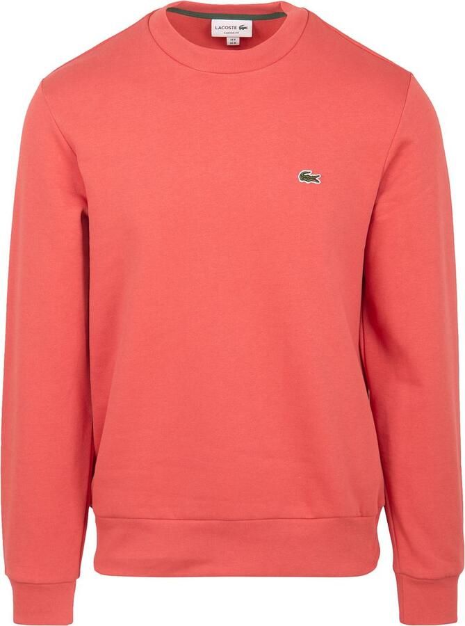 Lacoste Bio Cotton Fleece Crew Sweater Heren