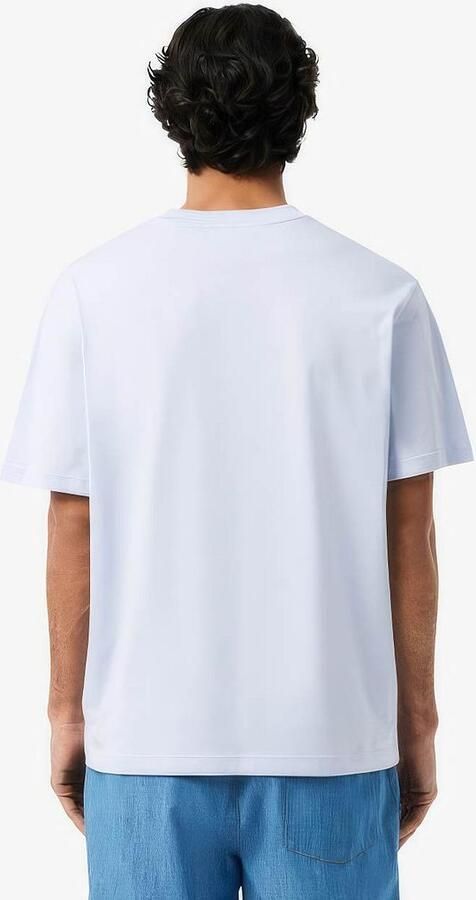 Lacoste Klassieke pasvorm Logo Geborduurd T-shirt Blue Heren - Foto 10