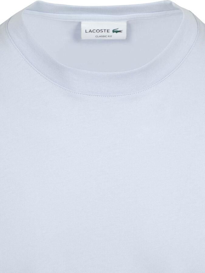 Lacoste Klassieke pasvorm Logo Geborduurd T-shirt Blue Heren - Foto 5