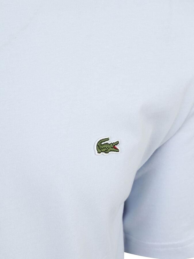 Lacoste Klassieke pasvorm Logo Geborduurd T-shirt Blue Heren - Foto 6