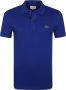 Lacoste Slim Fit Katoenen Polo Shirt (Blauw) Blue Heren - Thumbnail 1