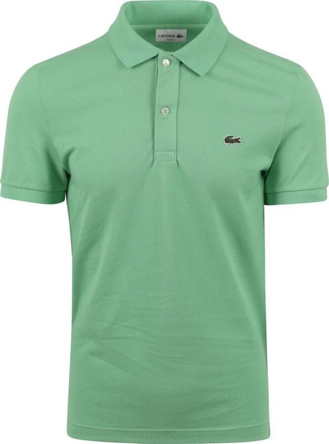 Lacoste Tijdloos Klassiek Polo Shirt voor Heren Green Heren