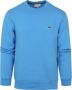 Lacoste Turquoise Crewneck Basic Sweatshirt Blue Heren - Thumbnail 1
