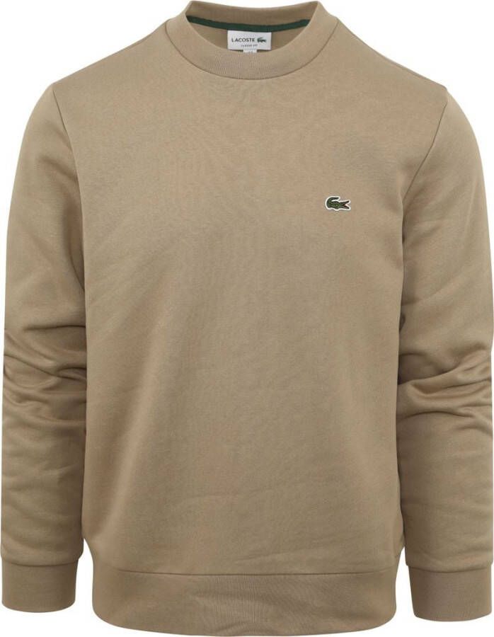 Lacoste Heren sweatshirt van biologisch katoen Sh9608 CB8 Brown Heren