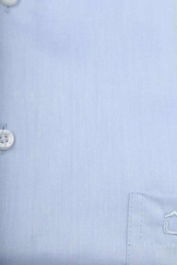 Ledub overhemd Modern Fit lichtblauw met borstzak - Foto 3