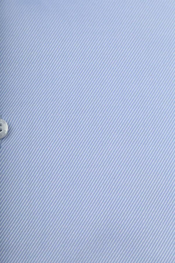 Ledub Two Ply overhemd blauw Modern Fit - Foto 2