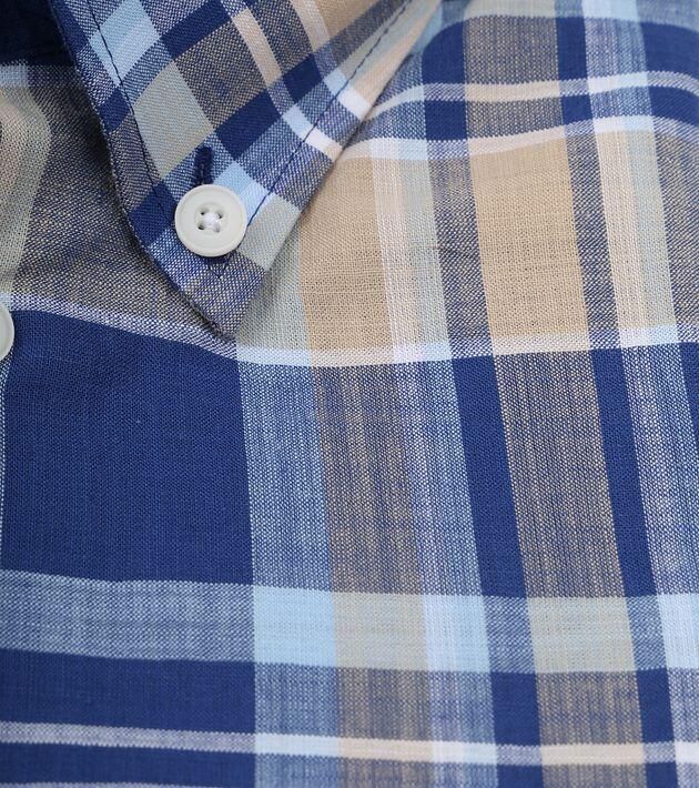 Ledub Short Sleeve Overhemd Ruiten Blauw - Foto 2