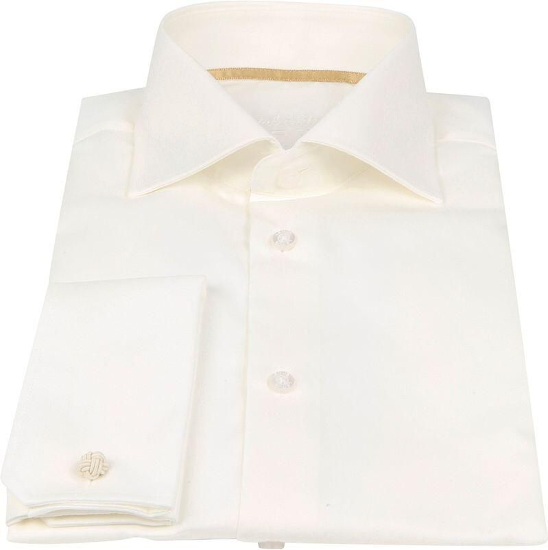 Ledub Trouwoverhemd Slimfit Antiek Wit - Foto 2