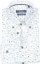 Ledub business overhemd normale fit wit geprint katoen - Thumbnail 1