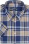 Ledub Short Sleeve Overhemd Ruiten Blauw - Thumbnail 1