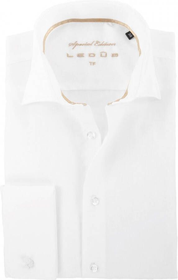 Ledub shirt dubbele manchet Tailored Fit