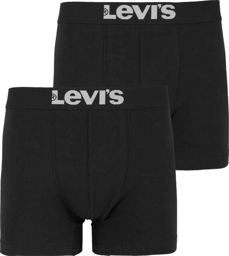 Levi's Boxershorts 2-Pack Uni Zwart