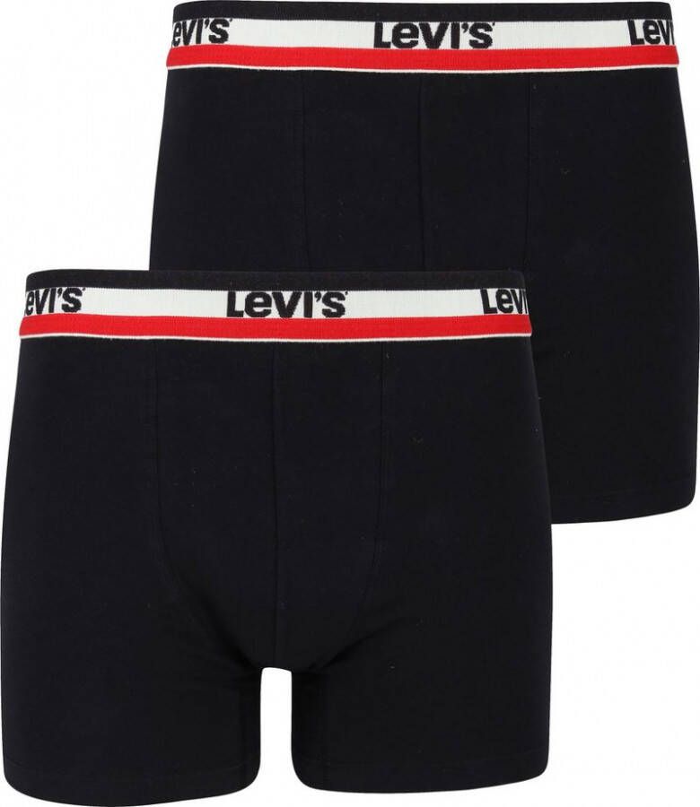 Levi's Boxershorts 2-Pack Zwart