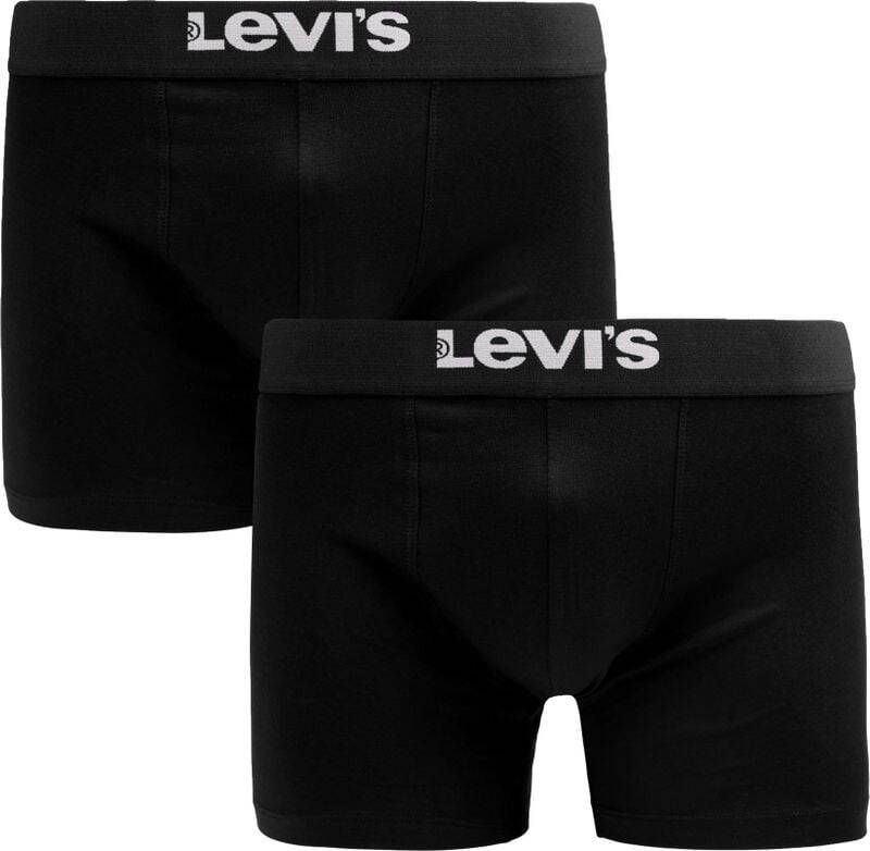 Levi's Boxershort LEVIS MEN SOLID BASIC BOXER BRIEF ORGANIC CO 2P (set 2 stuks)