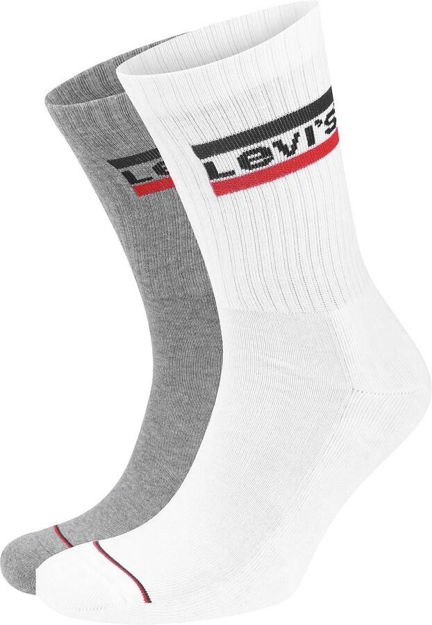 Levi's Sokken LEVIS REGULAR CUT SPRTWR LOGO 2P (2 paar Set van 2) - Foto 3