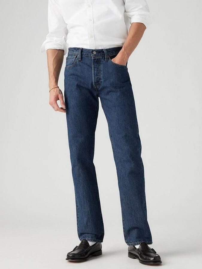 Levi's Originele 501 Heren Jeans Lente Zomer Collectie Blue Heren - Foto 6