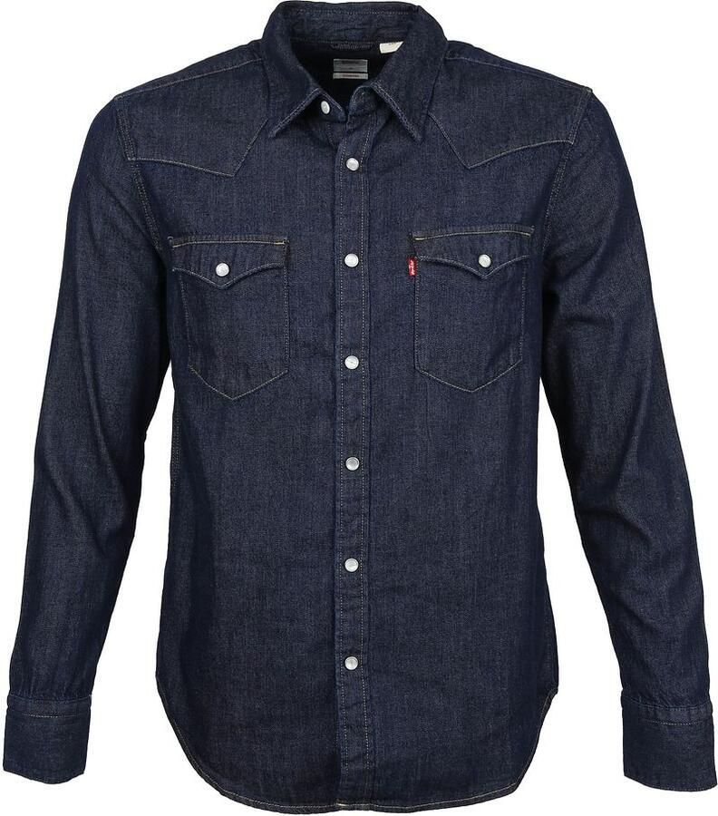 Levi's Barstow Western Standard RED Cast Rinse 85744-0000 Blauw Heren - Foto 7