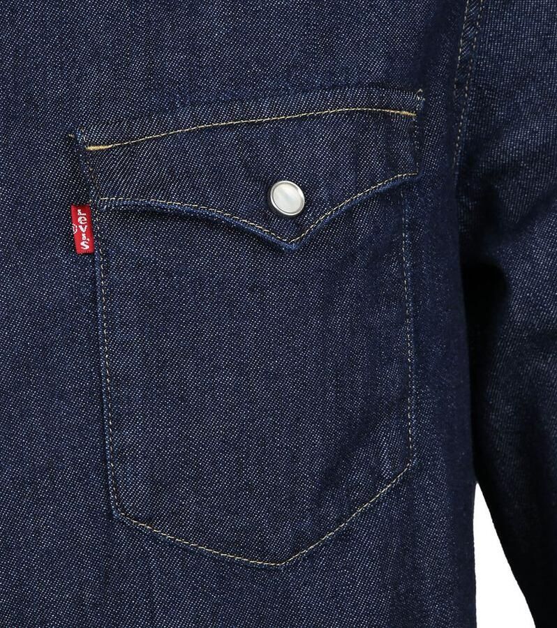 Levi's Barstow Western Standard RED Cast Rinse 85744-0000 Blauw Heren - Foto 6
