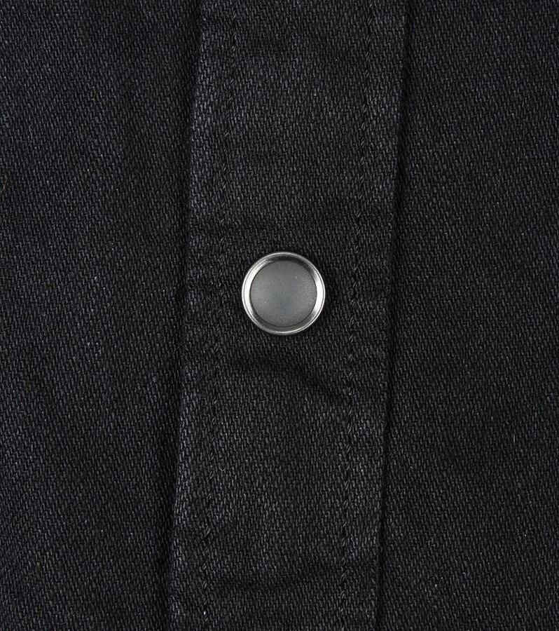 Levi's regular fit denim overhemd Barstow Western marble black - Foto 5