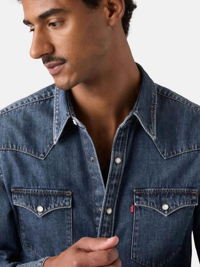 Levi's Regular fit jeansoverhemd van puur katoen model 'BARSTOW WESTERN'
