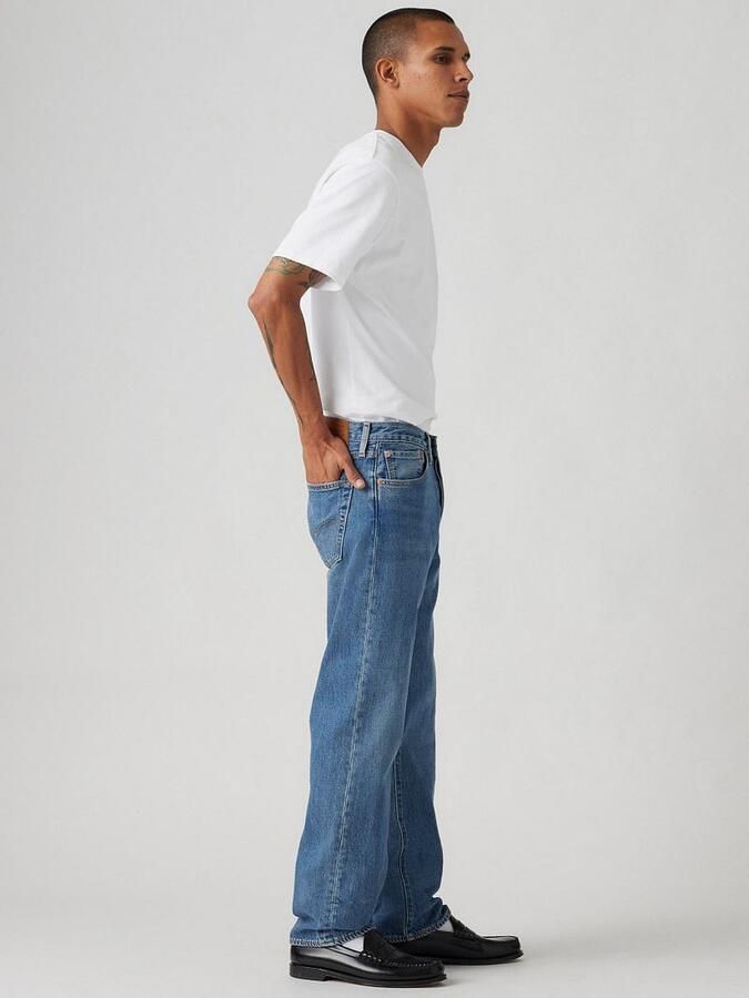 LEVI'S Heren Jeans 501 Levis Original Fit Blauw - Foto 7