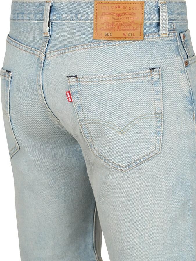 Levi's wide leg fit bermuda in 5-pocketmodel model '501 ' - Foto 6