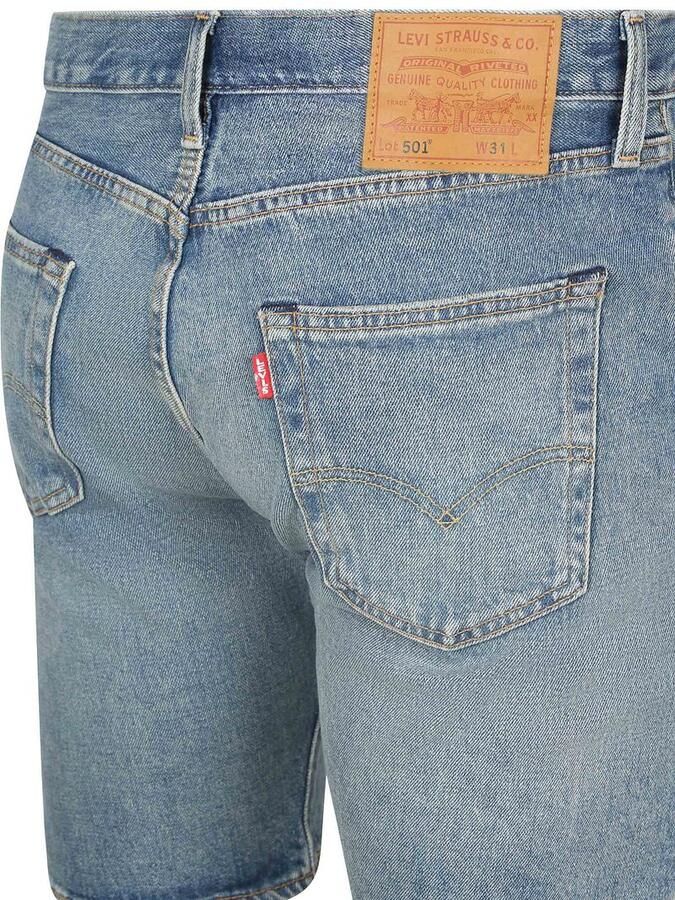 Levi's Bide leg fit bermuda in 5-pocketmodel model '501 ' - Foto 7