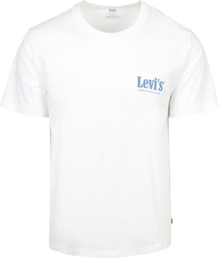 Levi's T-shirt Korte Mouw Levis Levi Tee Relaxed Fit Wit - Foto 2