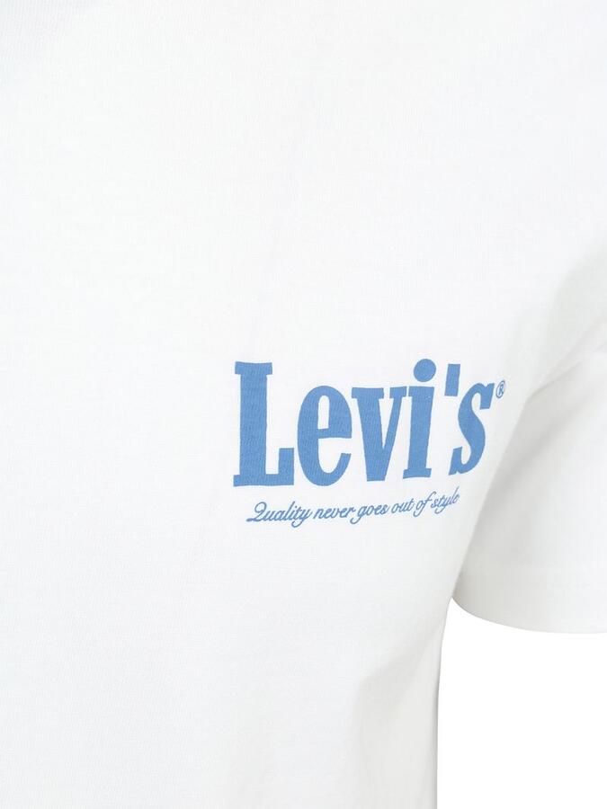 Levi's T-shirt Korte Mouw Levis Levi Tee Relaxed Fit Wit - Foto 4