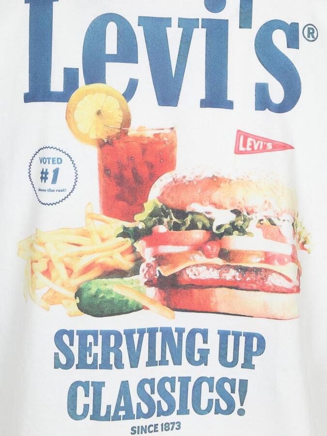 Levi's T-shirt Korte Mouw Levis Levi Tee Relaxed Fit Wit - Foto 5